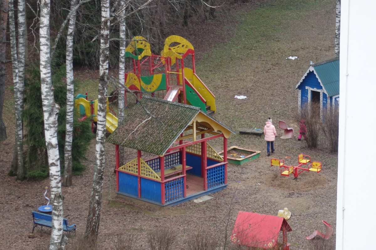 Детская игровая площадка в пансионате Маслово
