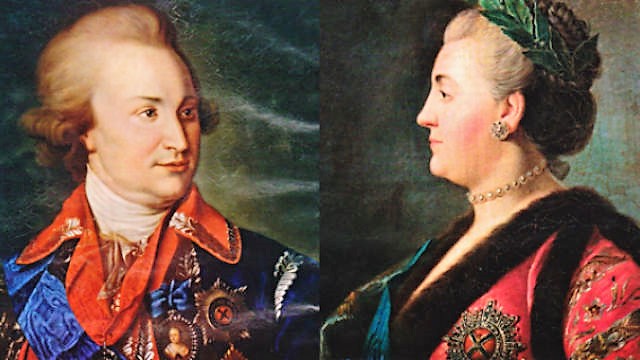 Екатерина 2 и Григорий Потемкин