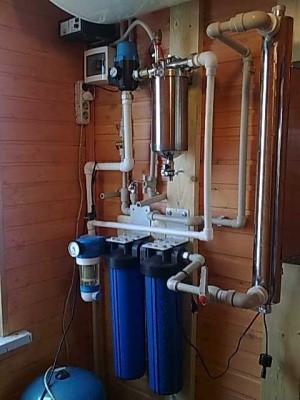 Система очистки воды для хозяйственно-бытовых целей